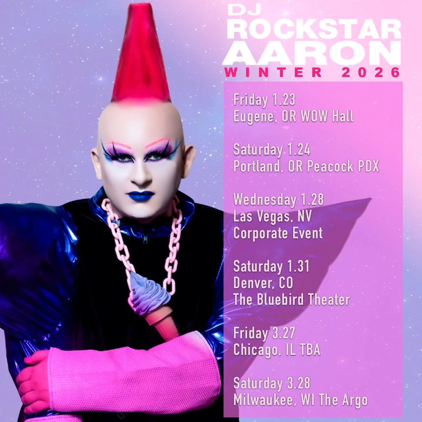 If you&rsquo;re in Oregon, Chicago, Milwaukee, or Denver - I hope to see you! ✨ East Coast dates coming soon ✨