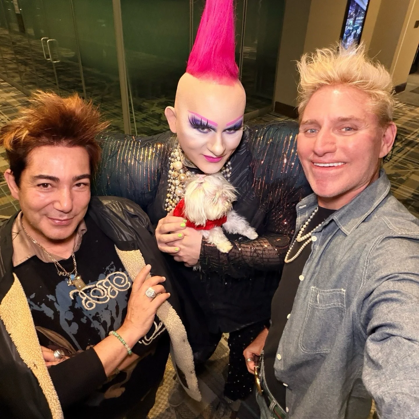 I treated myself to a Armenian Coffee Cup Grounds ☕️Reading with Celebrity Fashion Designer, Pol&rsquo; Atteu @polatteu and Patrik Simpson @patriksimpson @snowwhite90210 made sure everything went smooth