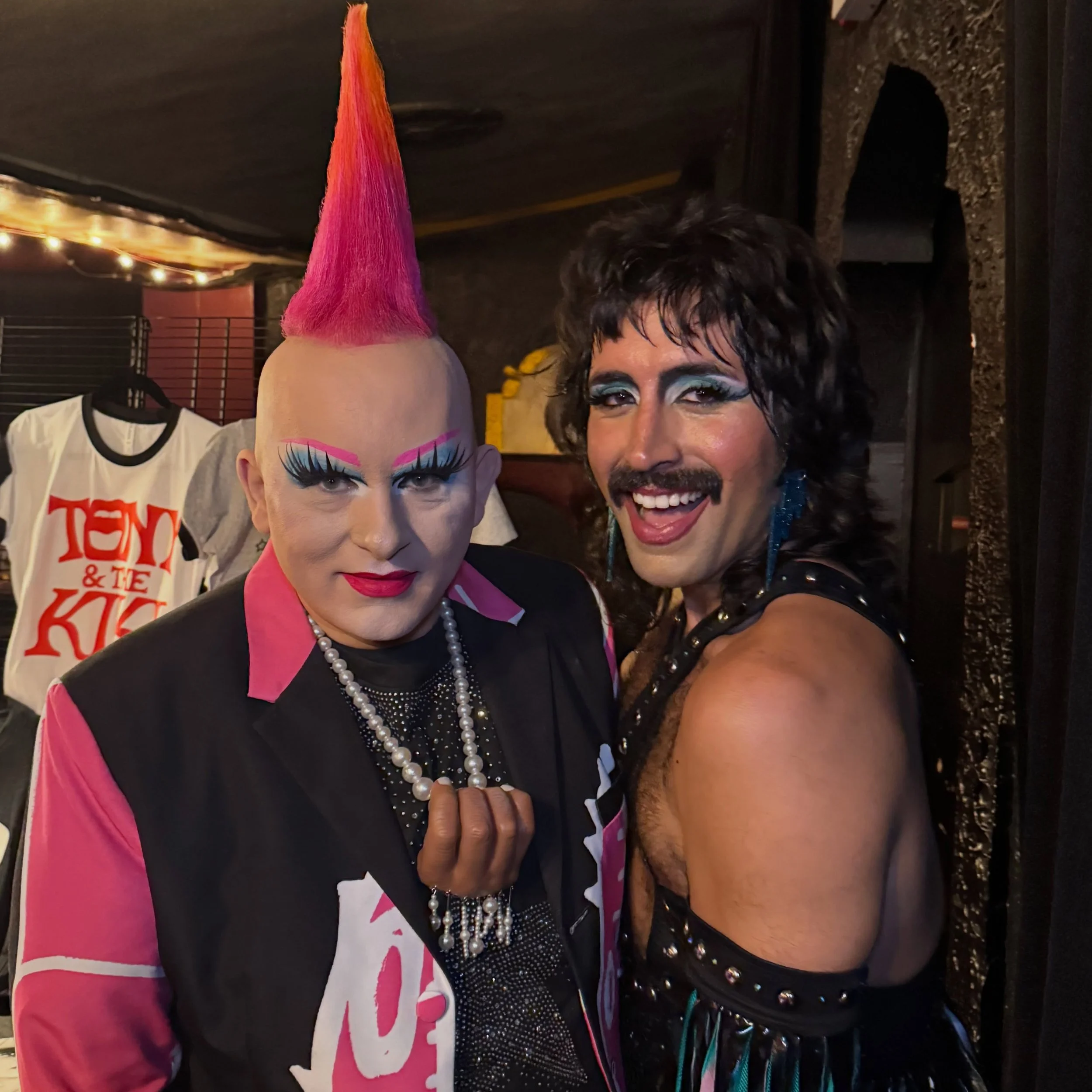 It was so fun to see @gayborsgroup artists @tonyandthekiki &amp; @princesssuperstar