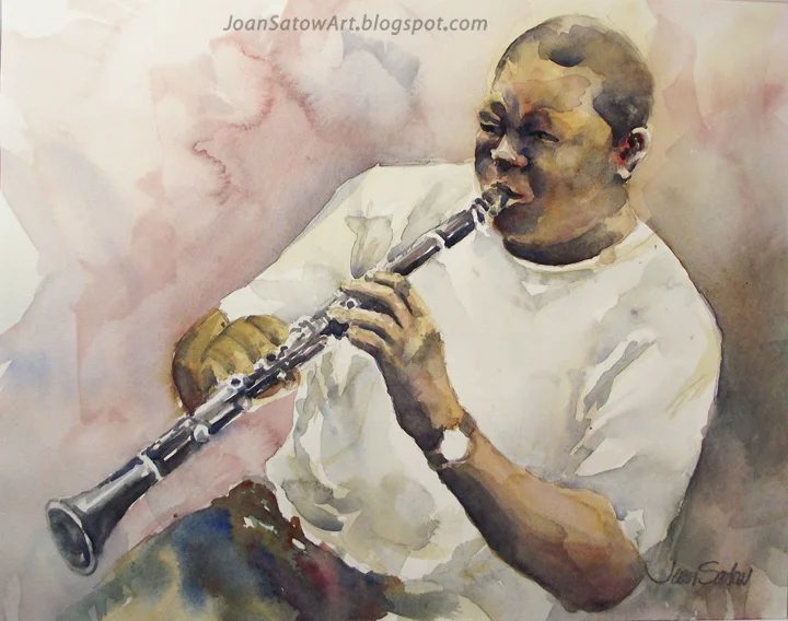 "Man Playing Clarinet"