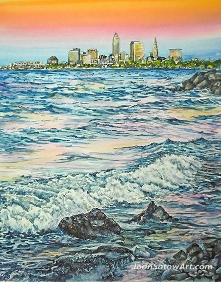 "CLE Skyline and Water"