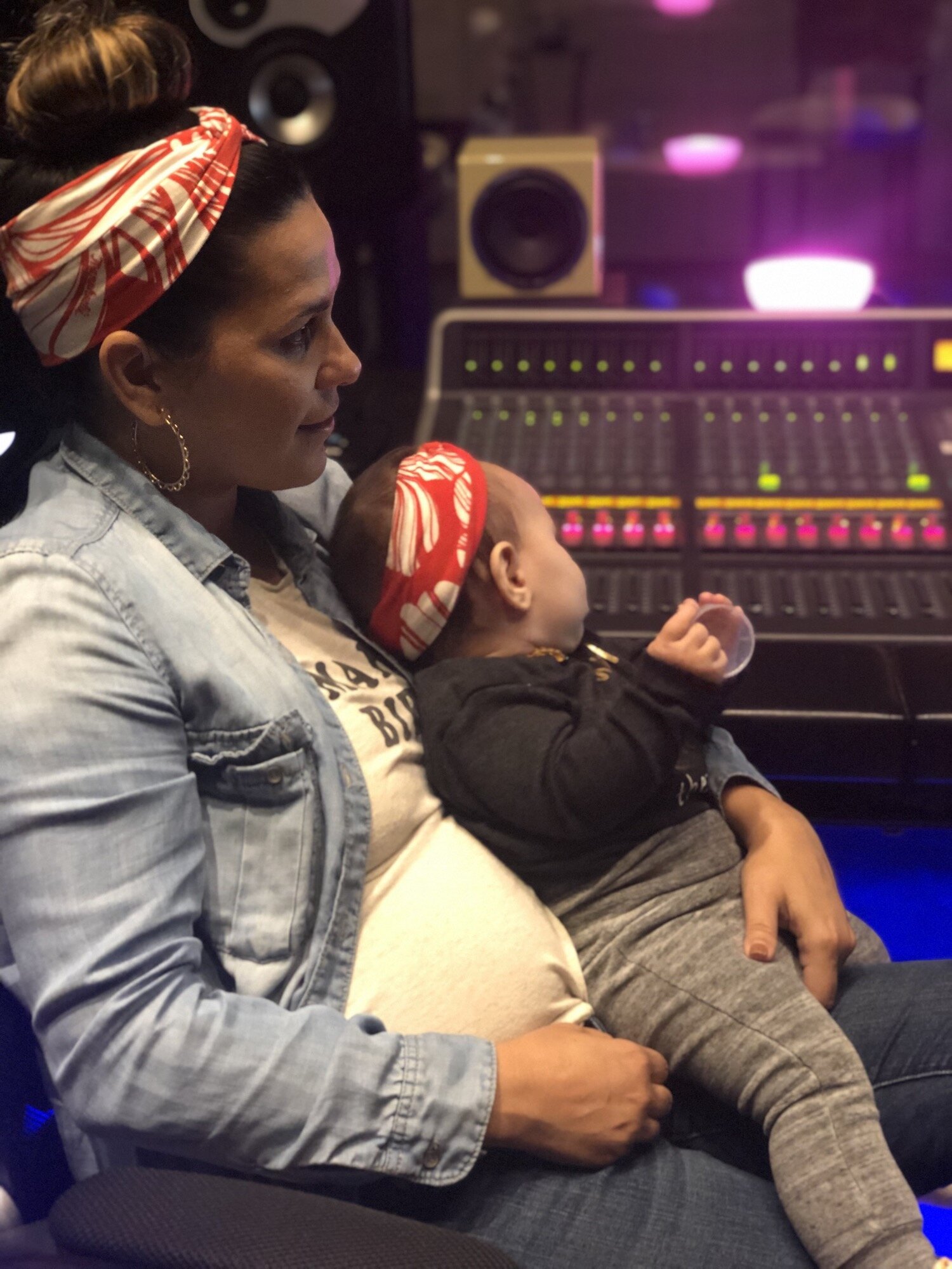  I remember crying as I recorded “Songbird” while holding my belly and watching my daughter play on the floor outside of the sound booth. It brought a whole new meaning to this project for me because I realized that it would forever be a time piece f