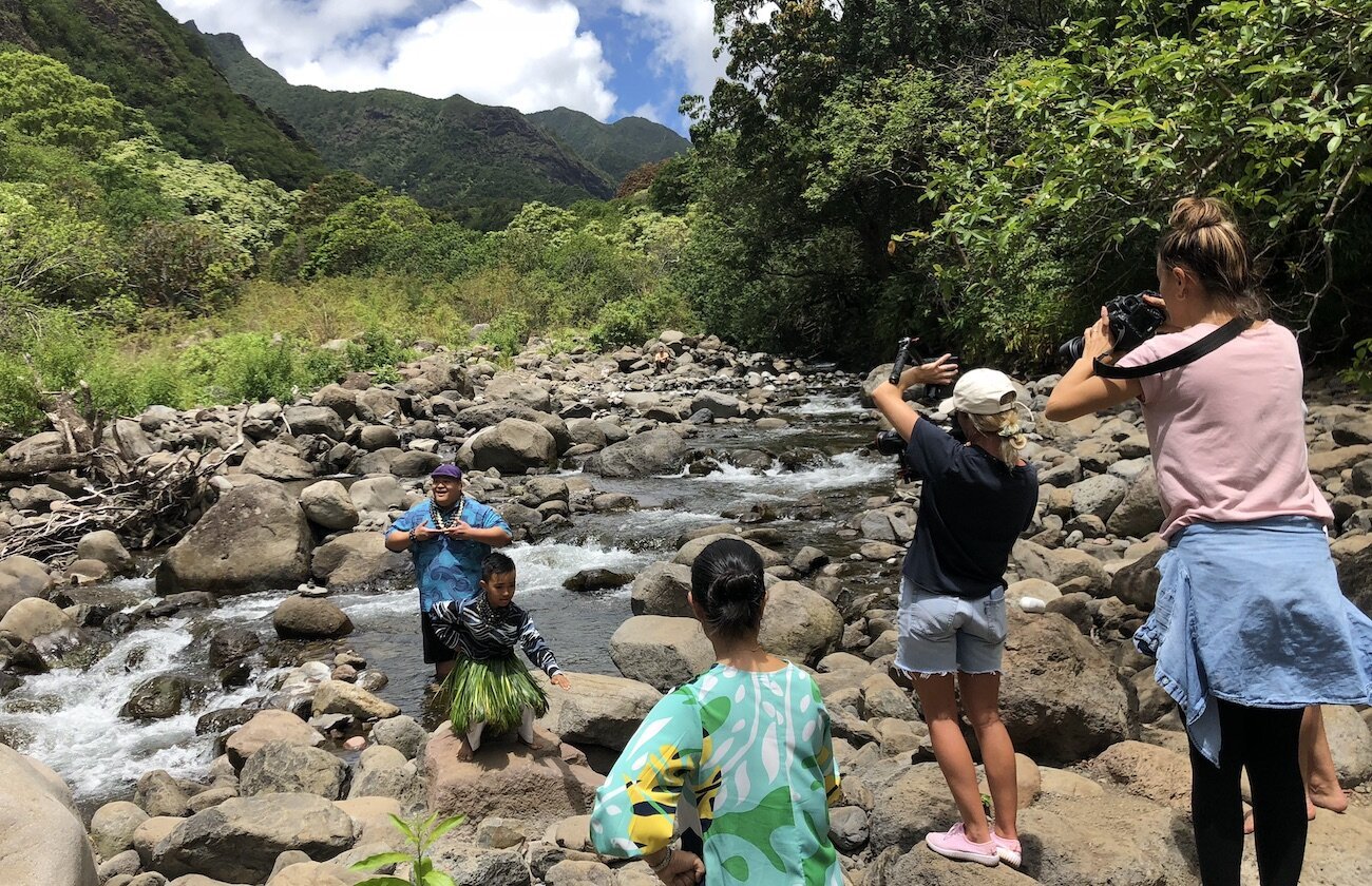 It was my privilege to get to direct these videos and work with the vast talents of Hawaiʻi including   the gorgeous wāhine dancers from multiple generations from Hālau Hula Ka Lehua Tuahine on our Hawaiian Lullaby music video for Josh Tatofi. 