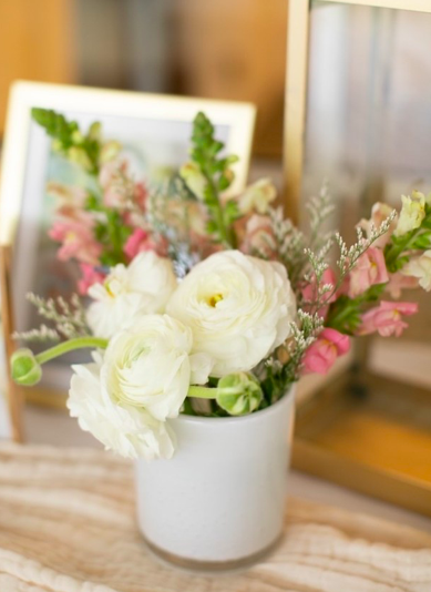 White handblown glass hurricane trio