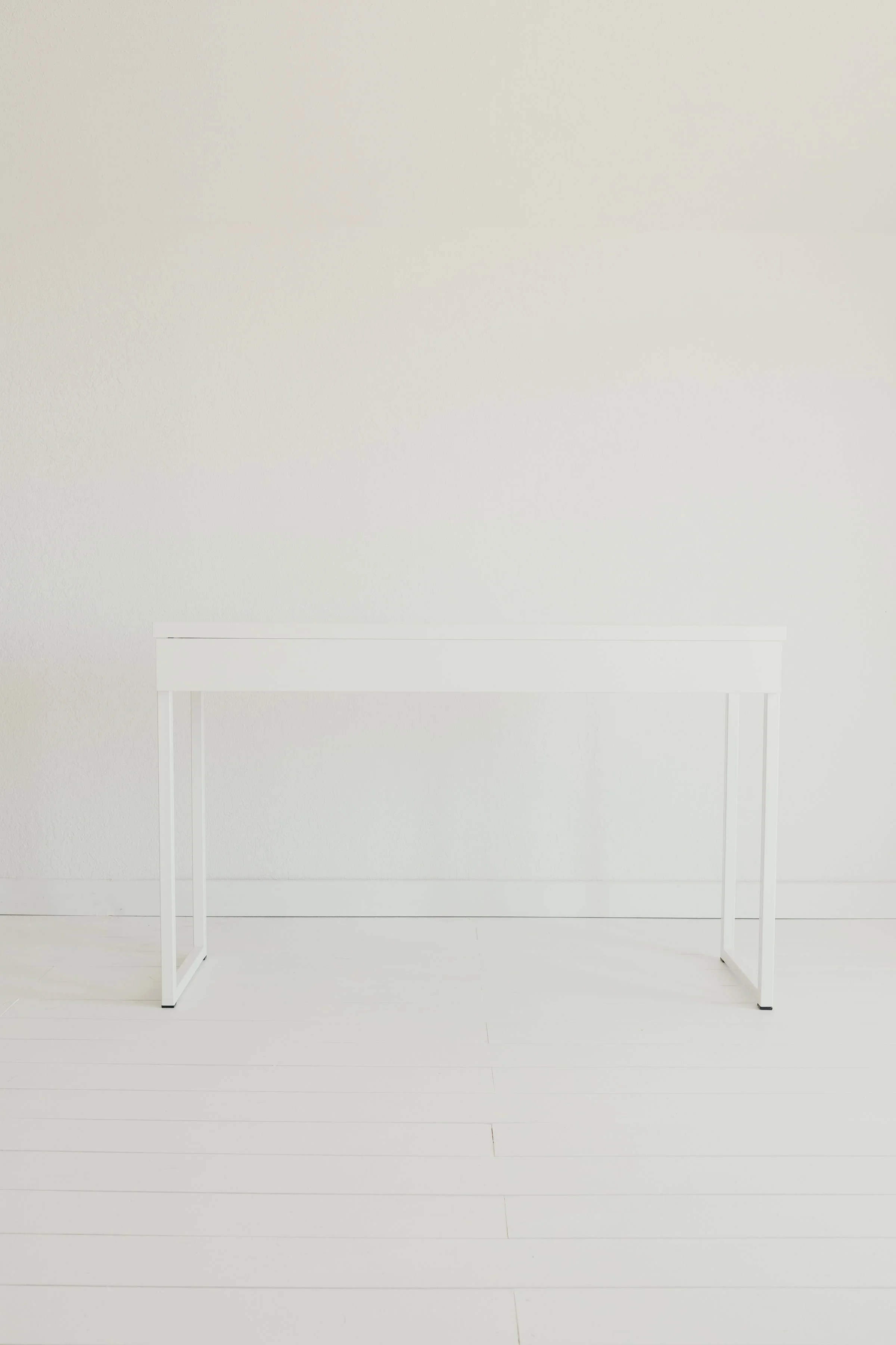 All White modern desk