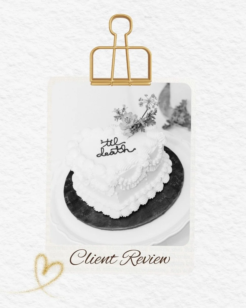 Normally I&rsquo;d say a picture is worth a thousand words, but today I&rsquo;ll let the words do the talking (with some photos, because I can&rsquo;t help it!). 🌟

Sharing the kindest client review from Madison &amp; David who hosted a magical wedd