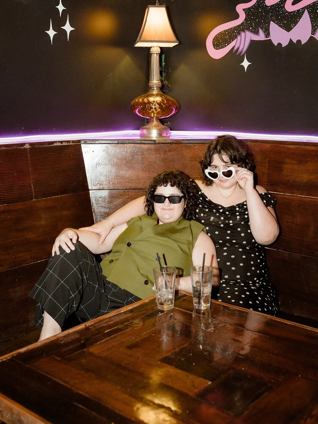 Leveling up with Emma and Leah 🎮❤️ | a flash-filled Seattle engagement session at a vibey bar-cade! 👾

A helpful suggestion for engagement photos (or any session, actually) - incorporate activities. This creates a natural way to bring personality i