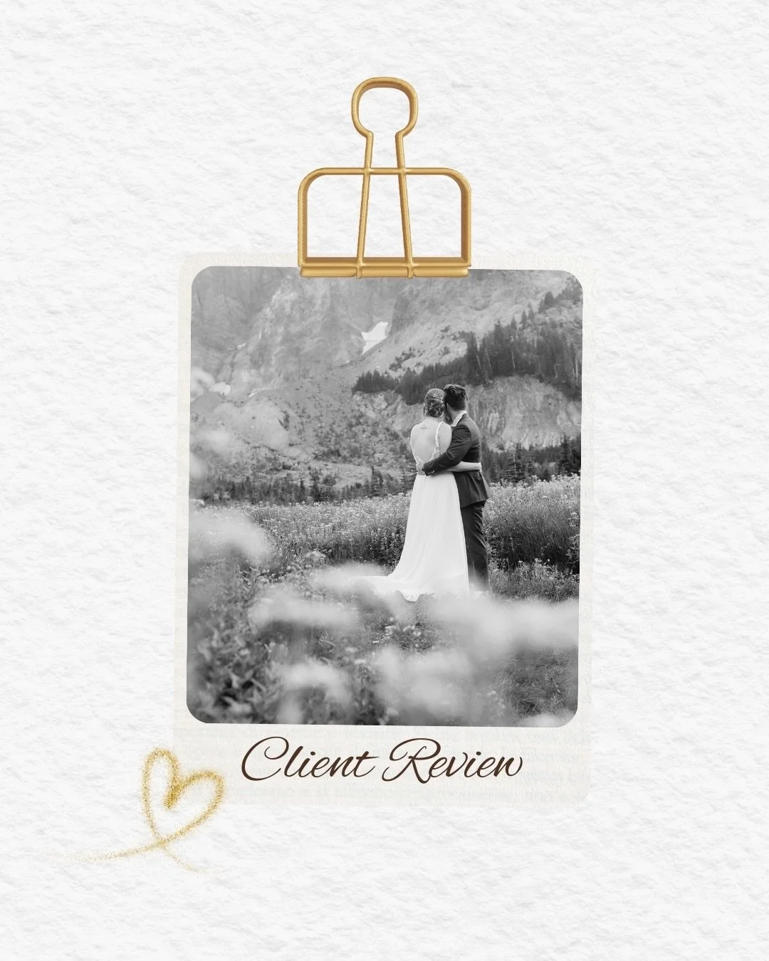 Client Reviews leave my heart so full, and these kind words from Alesha &amp; Josh are no exception. Forever so thankful to have documented this spectacular love story amongst the gorgeous scenery of Canyon Creek Meadows. 🏔️🌼🌲🥾📸

And I&rsquo;ll 