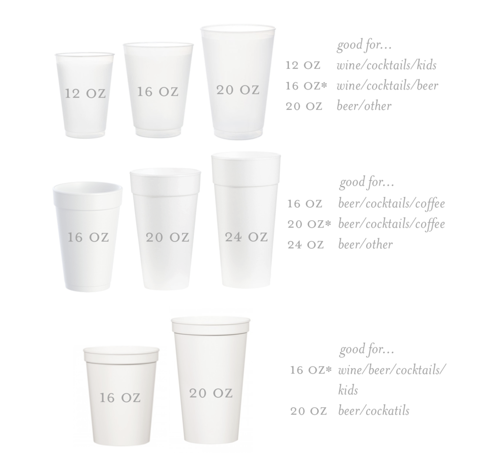 Custom 24 oz Plastic Cups