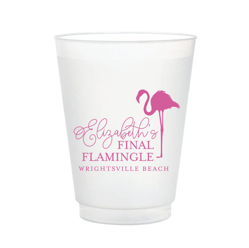 Flamingo Stained Glass Tumbler Wrap for 40 oz