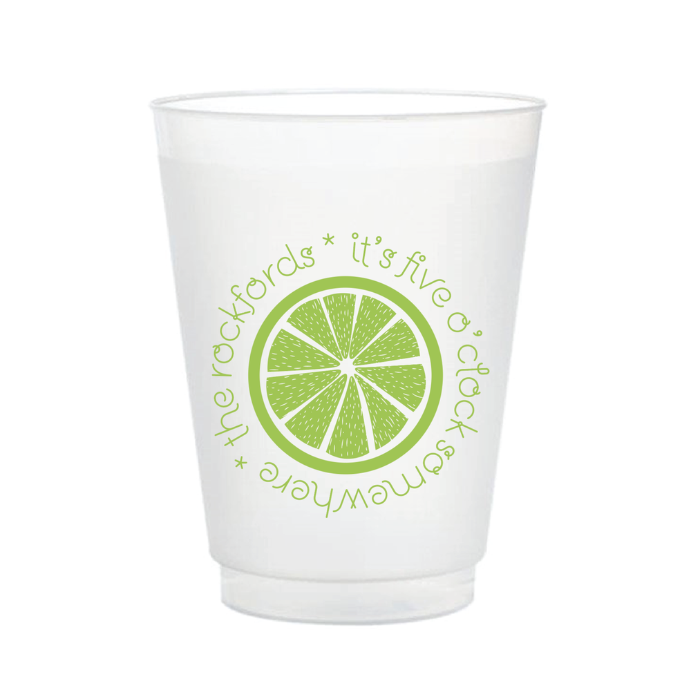 Fresh Lime 16 oz Plastic Cups - Party Warehouse