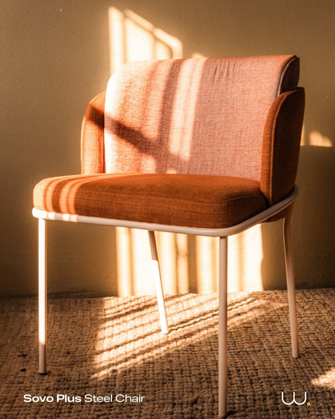 Crafted with sleek steel bases and upholstered in warm, textured fabrics, our Sovo Plus chairs bring cozy elegance to hotels, lodges and restaurants. 

Interior designers, let&rsquo;s collaborate to tailor designs for your clients! Sign up as a trade