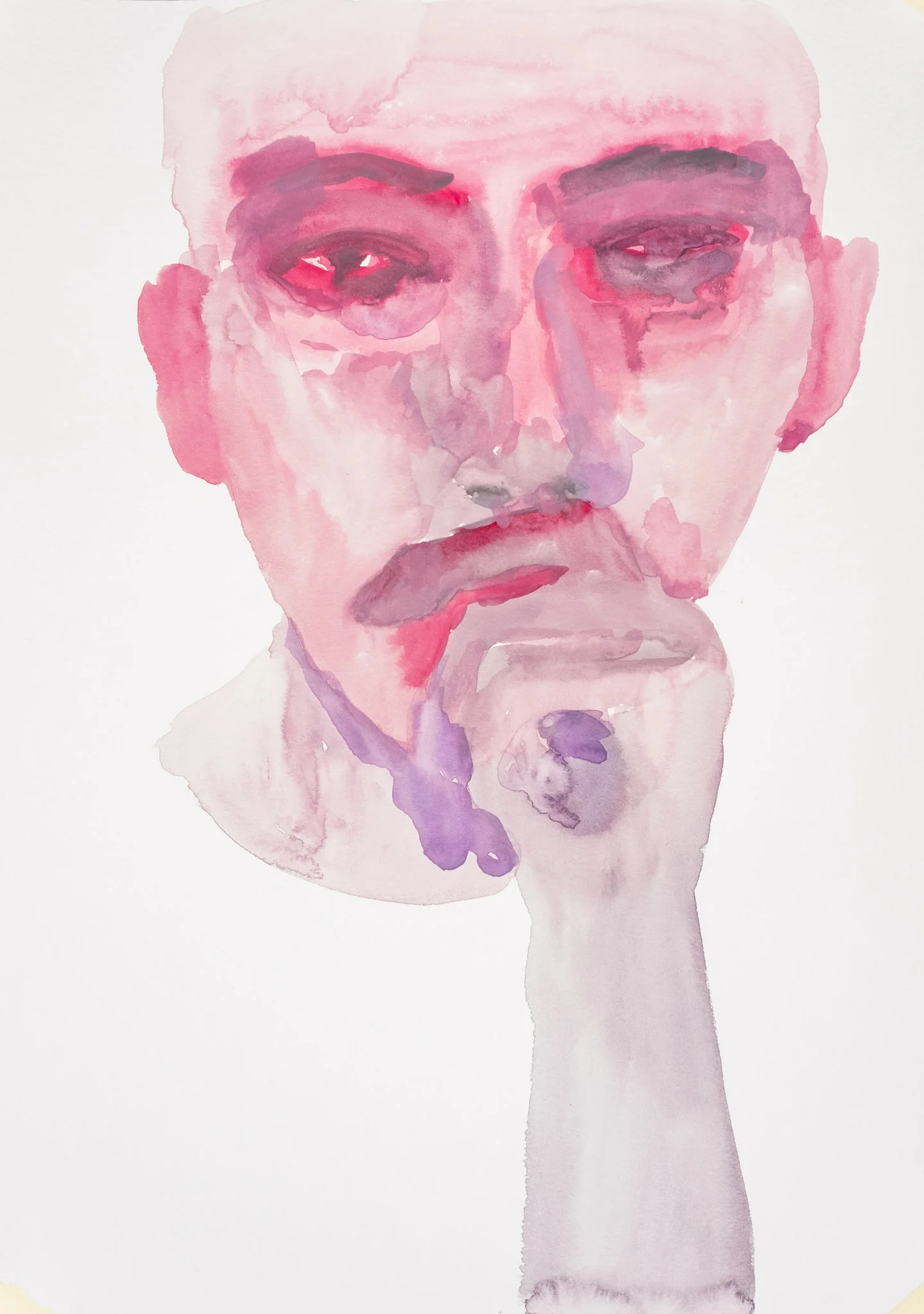 Watching You. 2019Gouache on Paper42,5cm x 30,4cmR9000 framed