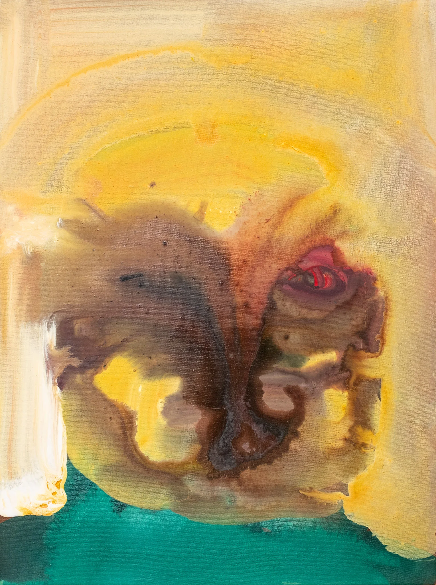 Infatuated. 2018Acrylic and ink on canvas60cm x 45cmR15 000 framed