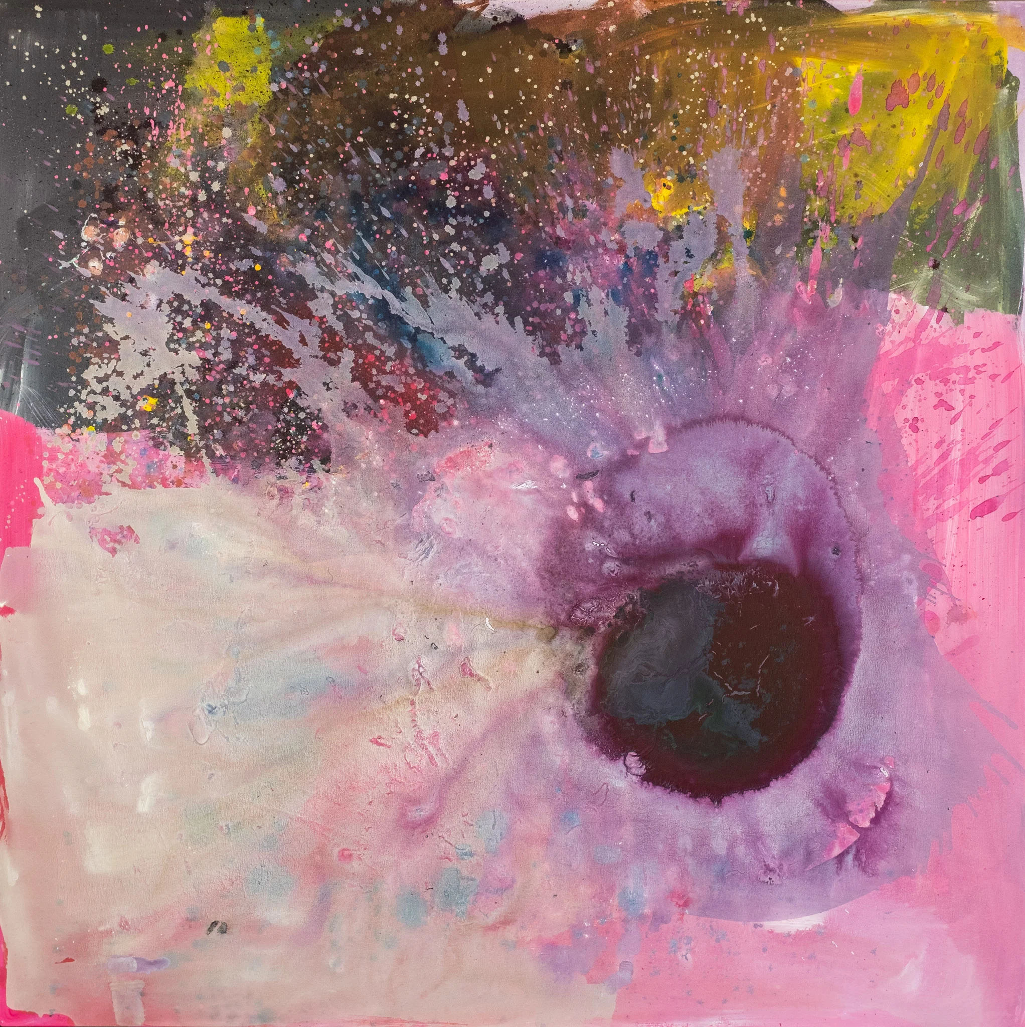 Love wounds. 2018Acrylic Ink on canvas150cm x 150cmPrivate Collection