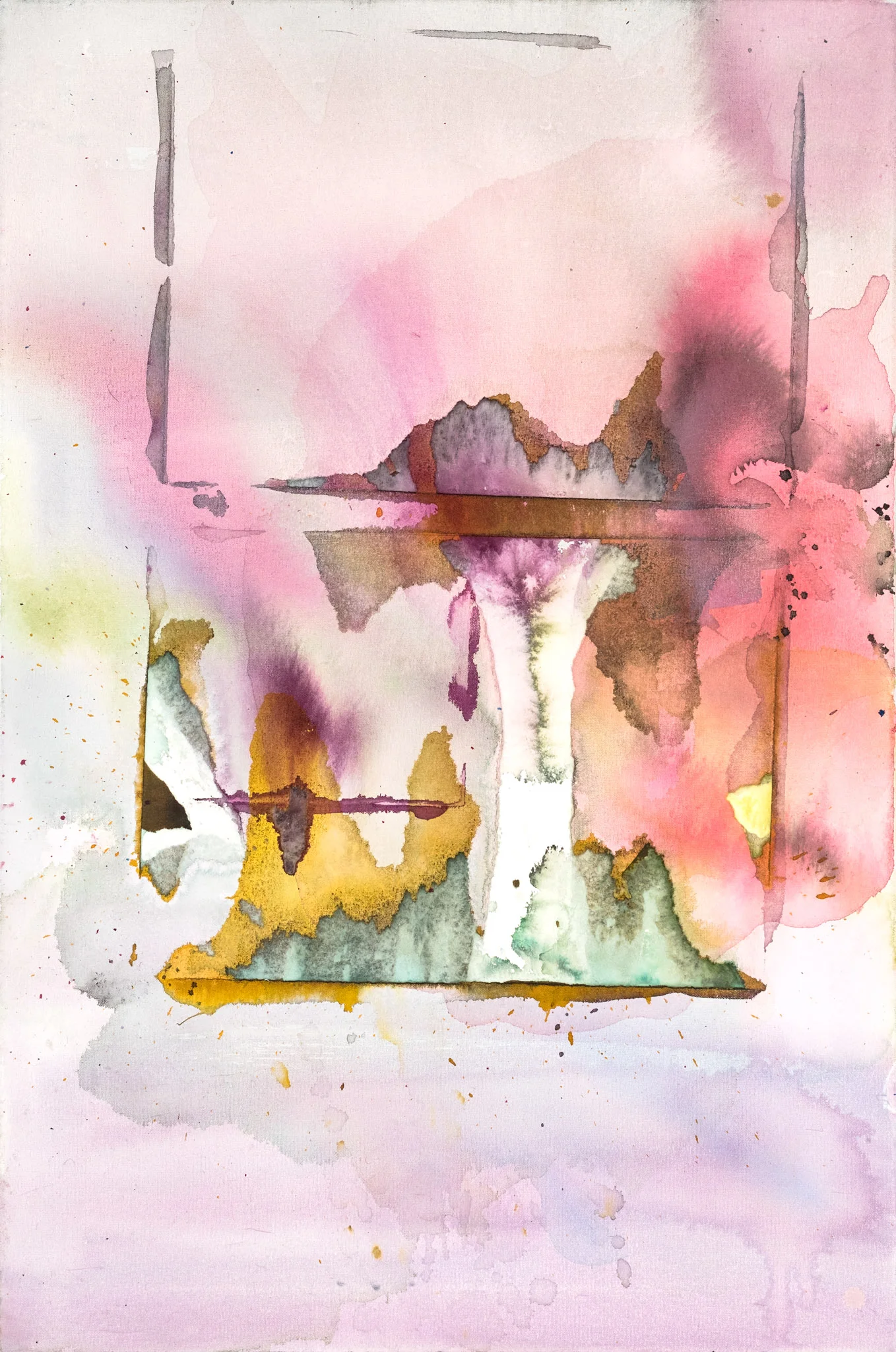 Fragments of my heart. 2018Acrylic and paper on Canvas90cm x 60cmR24 000 framed