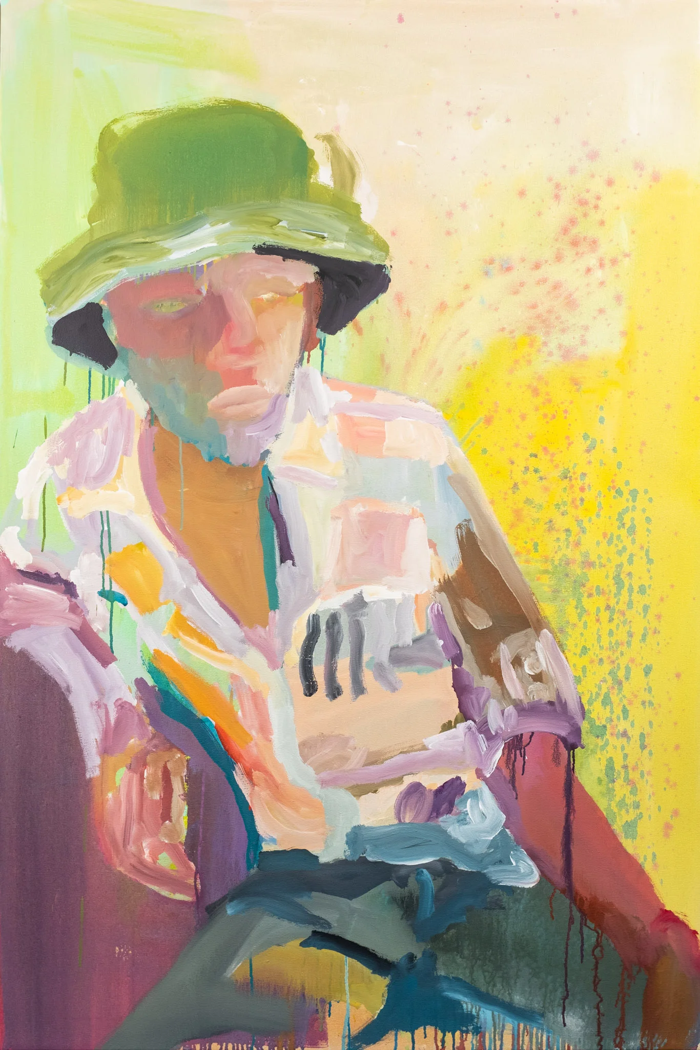 Buseko. 2018Acrylic and Acrylic ink, on Canvas150cm x 100cmPrivate Collection