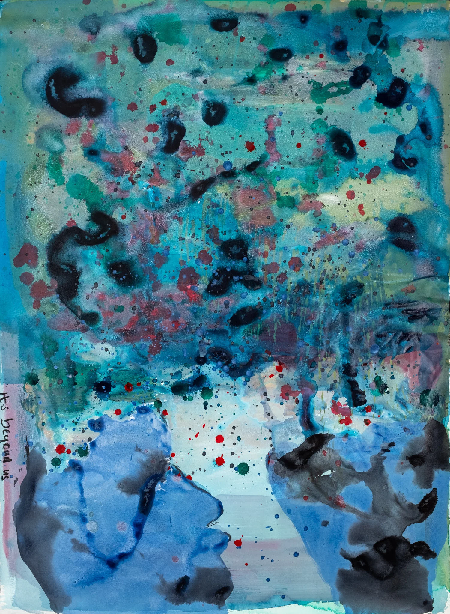 It is beyond us. 2018-19Charcoal and Acrylic ink, on paper98cm x 107cmPrivate Collection