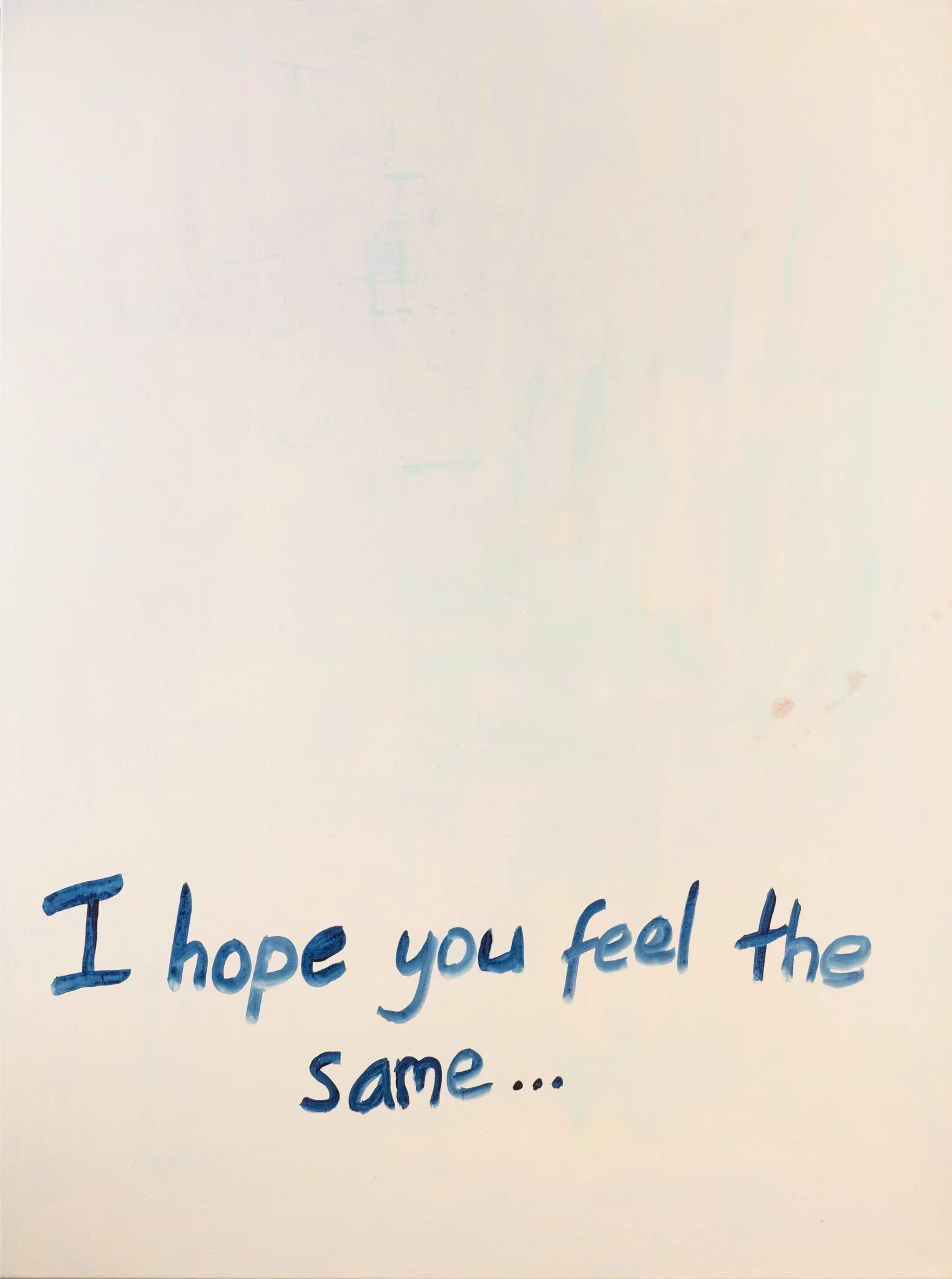 Hope. 2017Acrylic on canvas122 x 92cmFramed