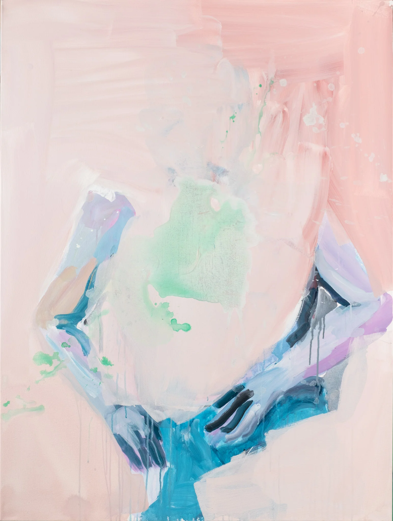 Over and over again. 2017Acrylic on canvas122 x 92cmFramedPrivate Collection