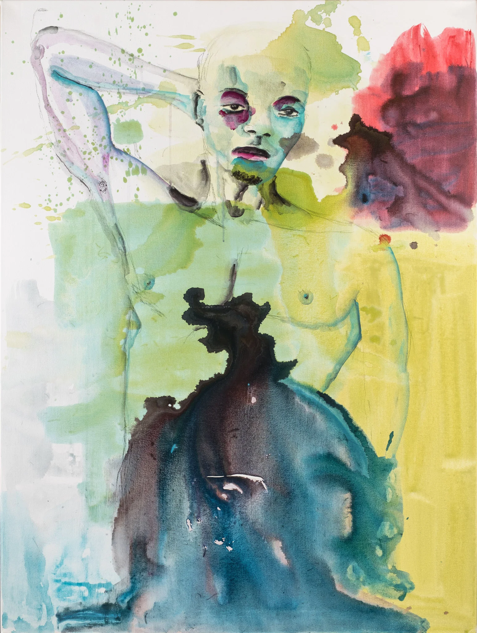 Trying to impress. 2017Acrylic on canvas122 x 92cmFramedZeitz Collection