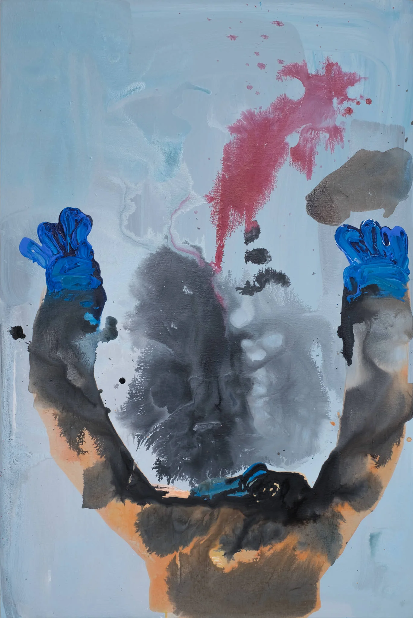 Haunted, 2016 - 2017 610mm x 914mmAcrylic and inkPrivate Collection