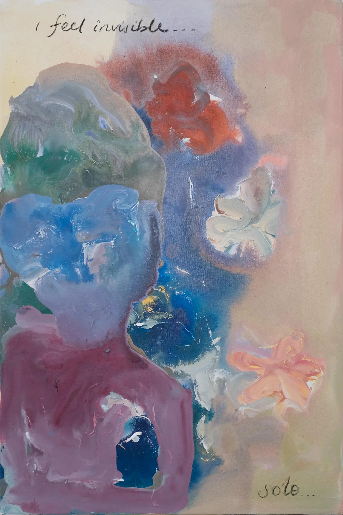 Solo, 2016 - 2017 610mm x 914mmMixed mediaPrivate Collection