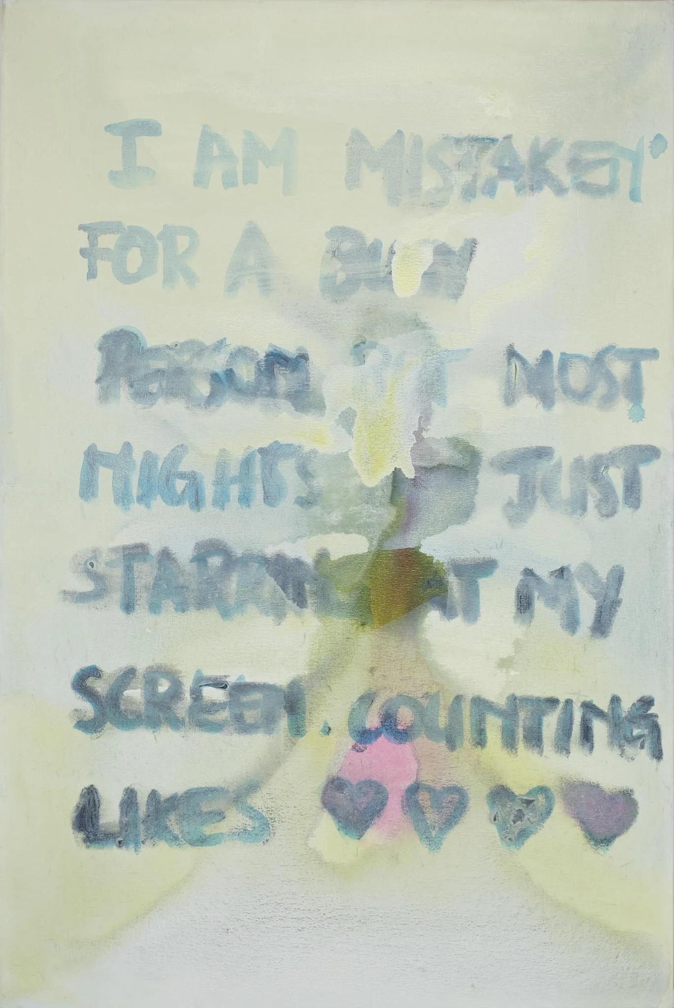 Busy, 2016 - 2017 610mm x 914mmAcrylic and inkPrivate Collection