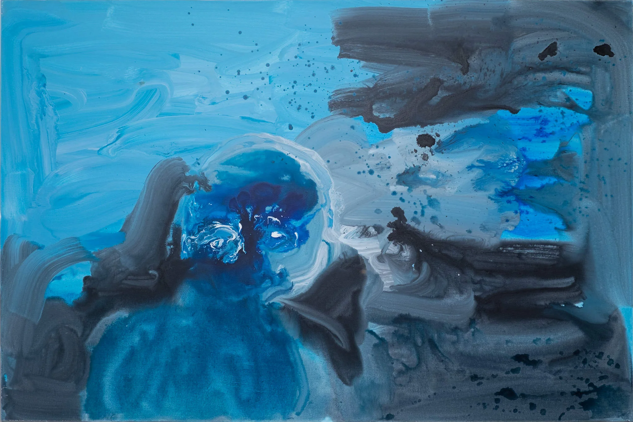 Drowning, 2016 1500mm x 1000mmAcrylic and inkPrivate Collection