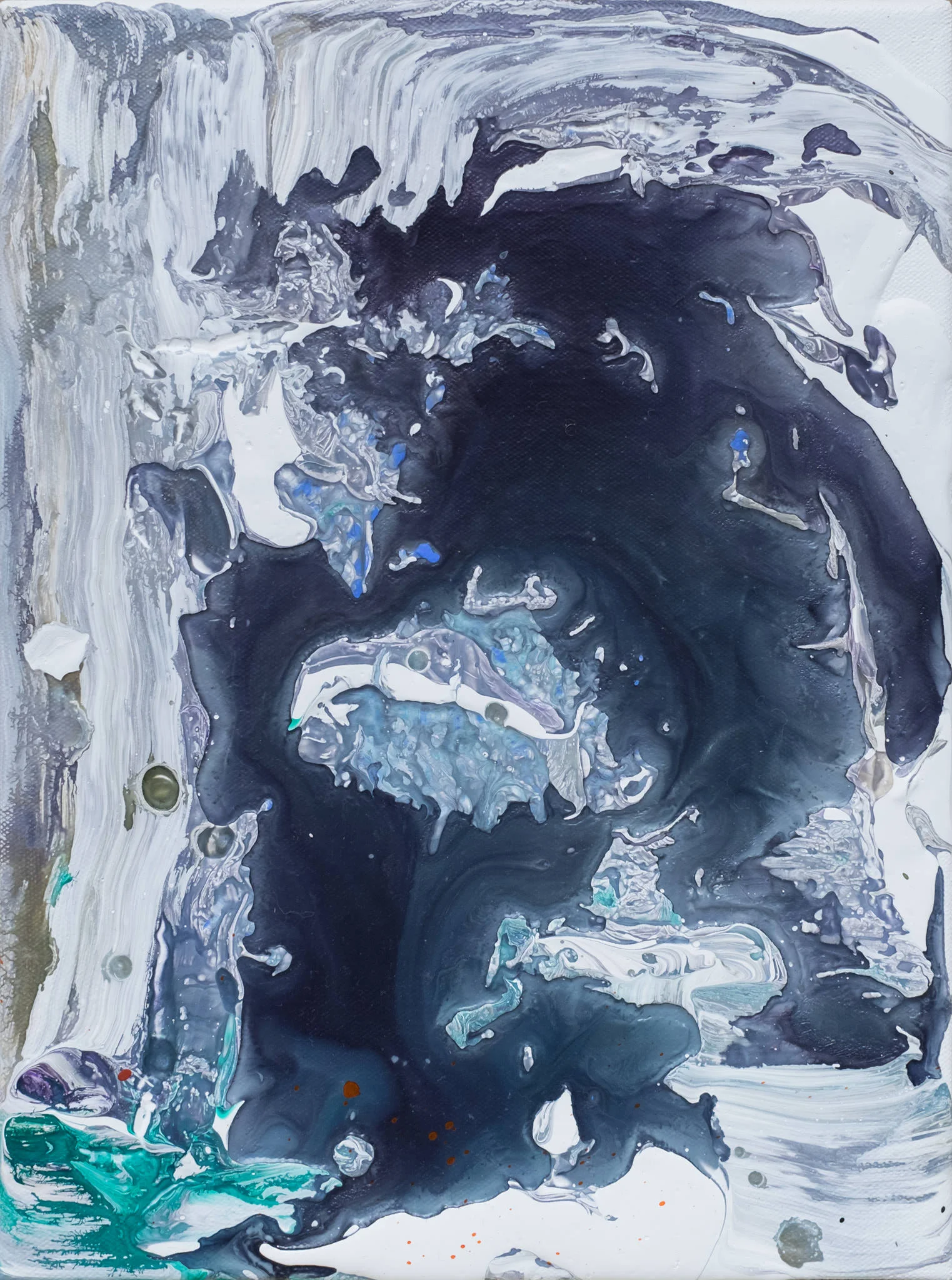 Crying in public (17) 2016 - 2017229mm x 305mmAcrylic and inkPrivate Collection