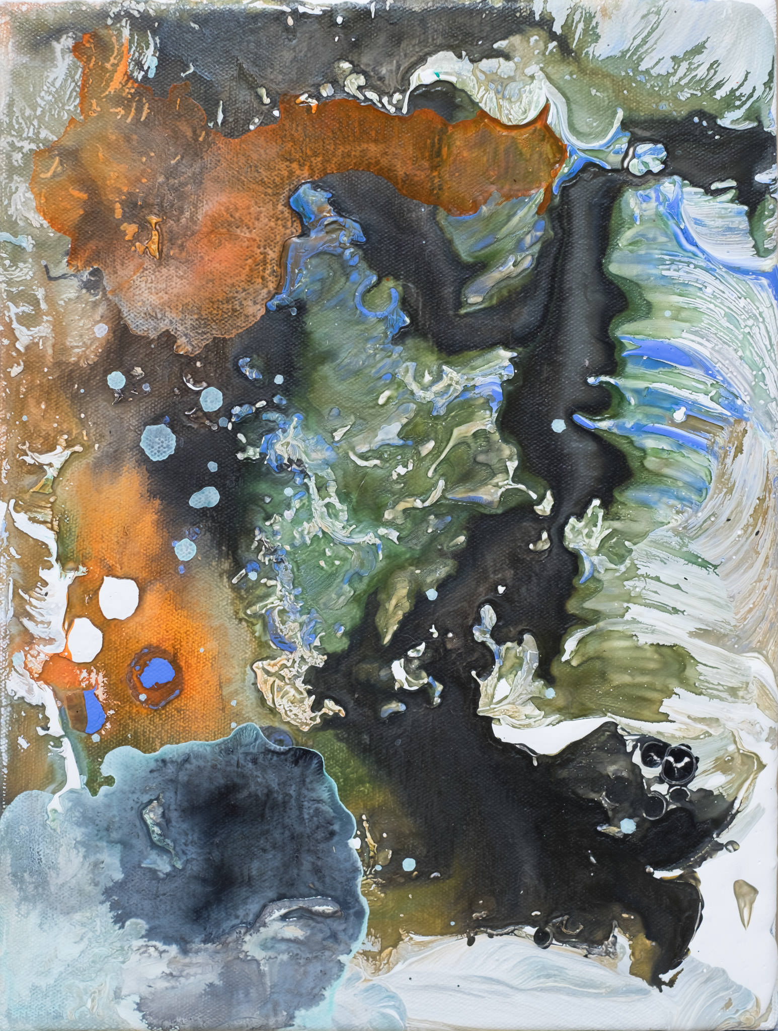 Crying in public (21) 2016 - 2017229mm x 305mmAcrylic and inkPrivate Collection