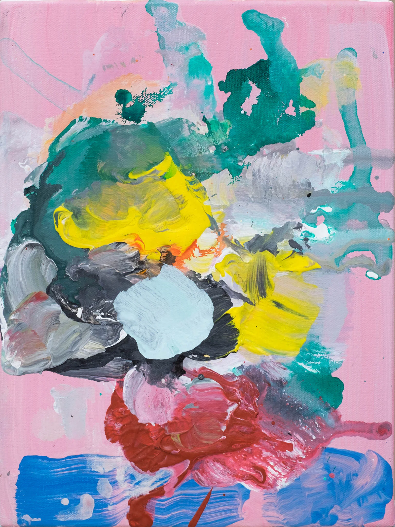 Crying in public (26) 2016 - 2017229mm x 305mmAcrylic and inkPrivate Collection