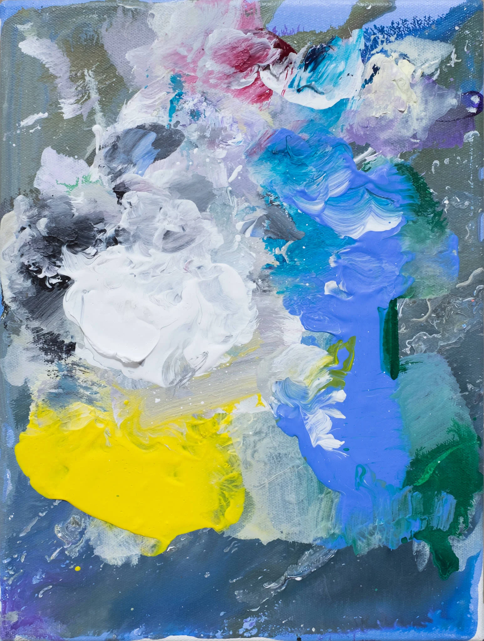 Crying in public (29) 2016 - 2017229mm x 305mmAcrylic and inkPrivate Collection