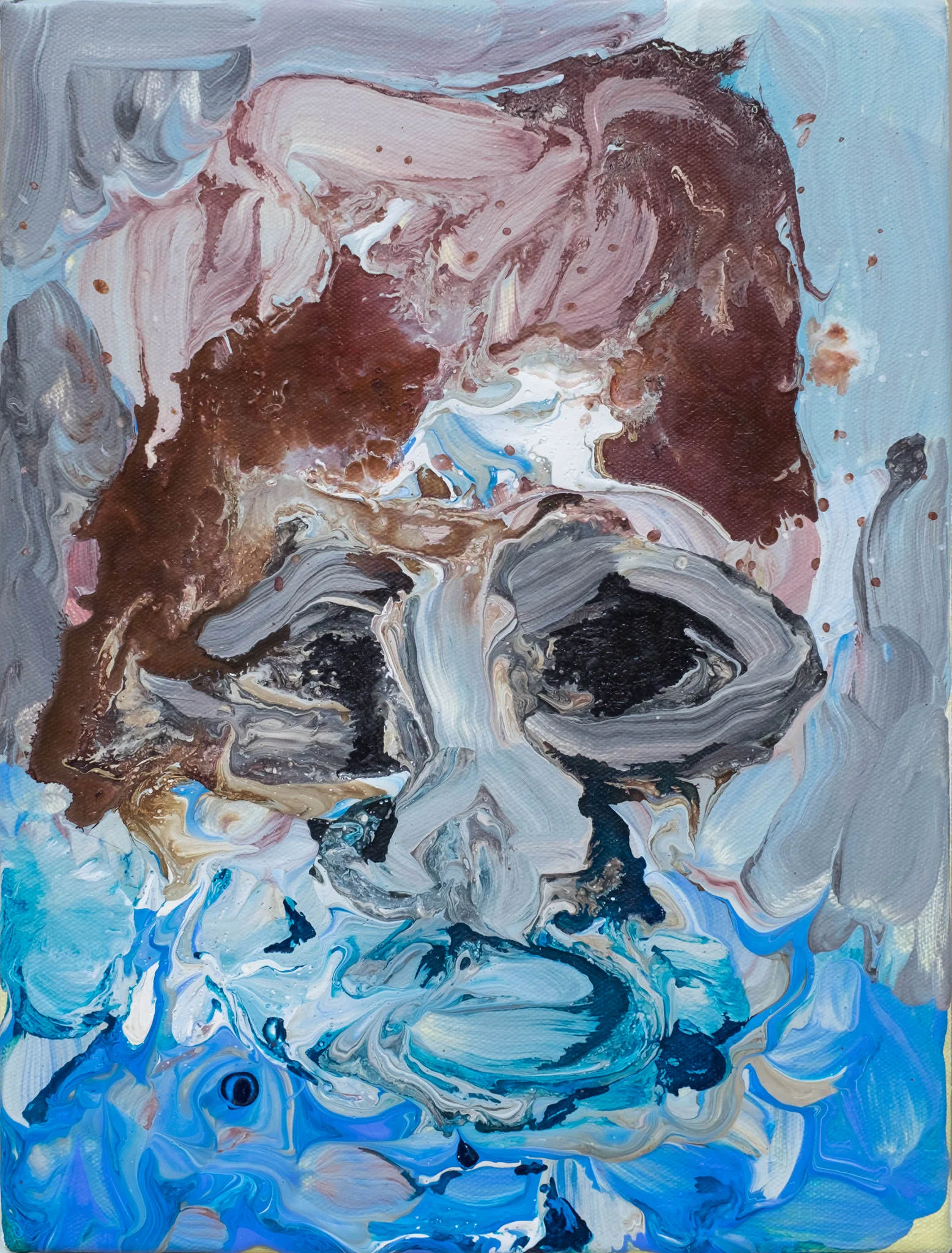 Crying in public (30) 2016 - 2017229mm x 305mmAcrylic and inkPrivate Collection