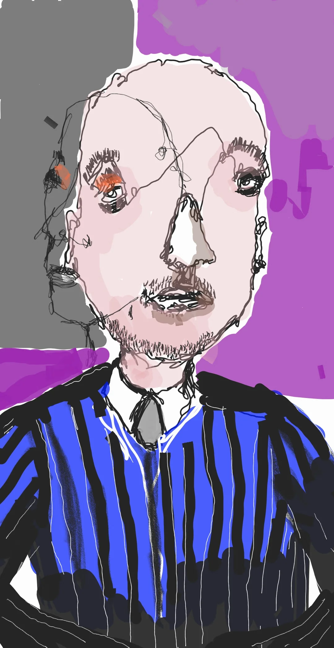 Blue tops. 2017Digital print on 42 x 30cmEdition 1/3