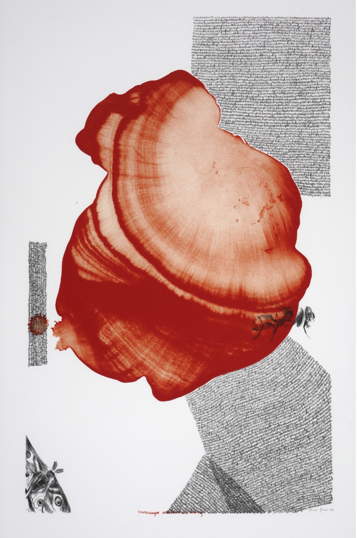 overthought, 2018Two colour lithographPaper size: 56cm x 36cmEdition size: 17/20 R4 100 (excl. VAT)