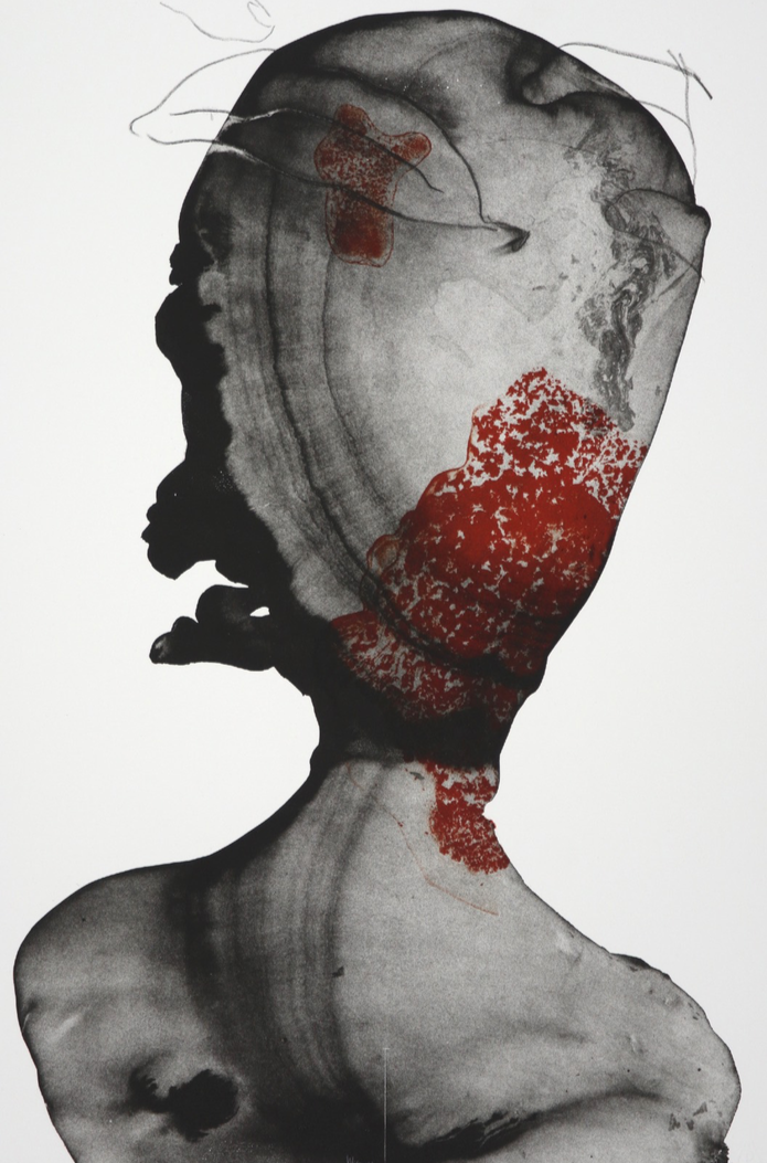 Widowed, 2018 Two colour lithographPaper size: 56cm x 36cmEdition size: 17/20 R4 100 (excl. VAT)