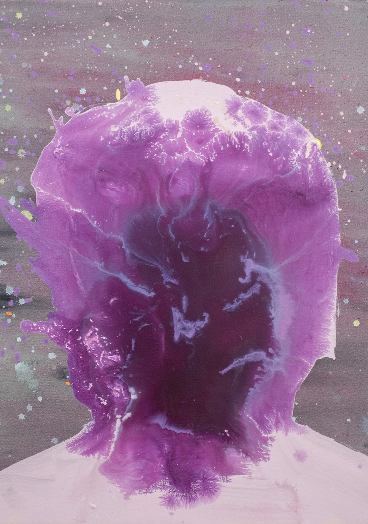 It Was All in My HeadAcrylic and Acrylic ink on Canvas60cm x 45cm2019Courtesy: Serge Tiroche &amp; Africa First Collection