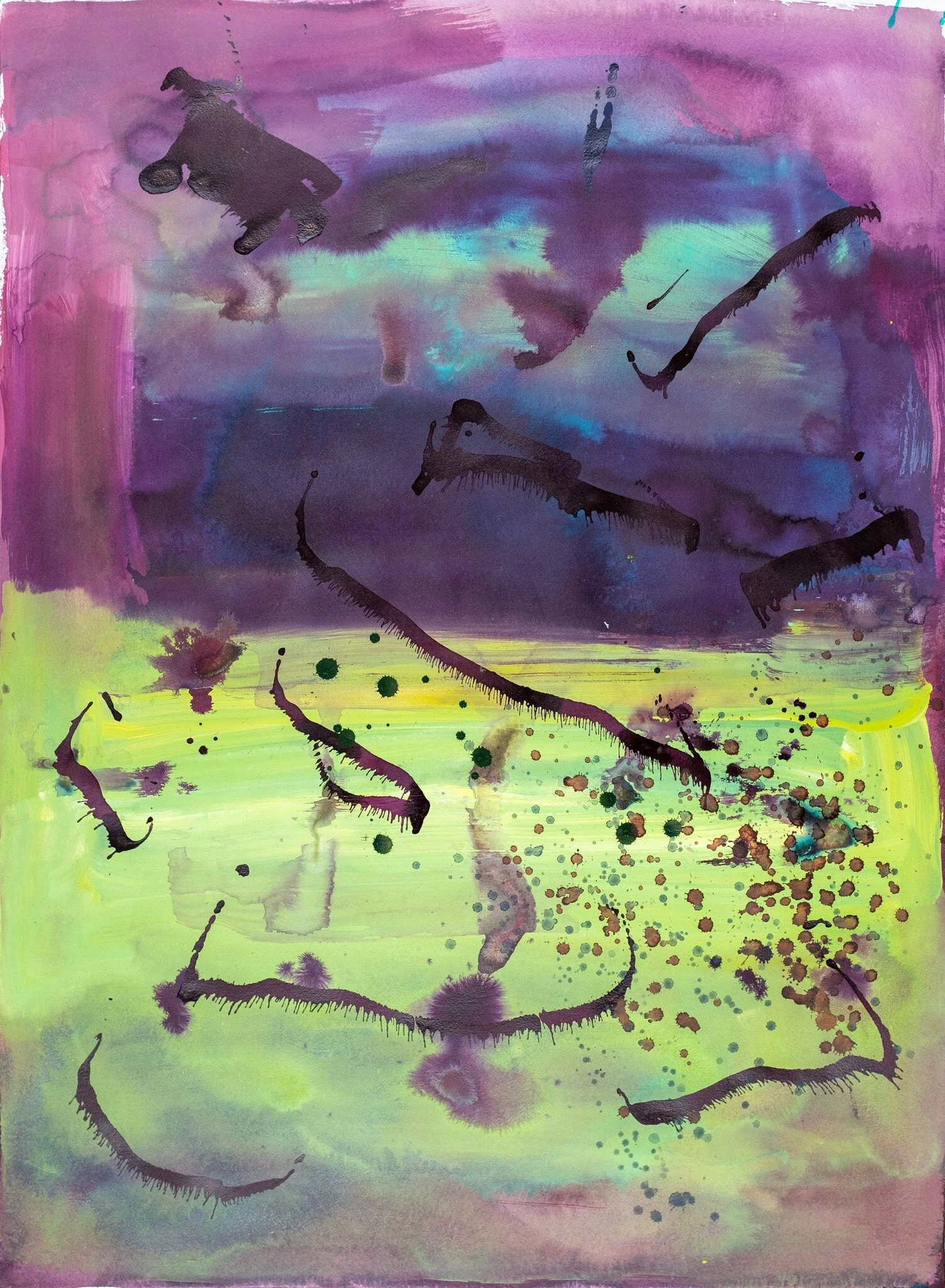 Are you- yourself?Acrylic and ink on Hahnemuhle paper92cm x 107cmUnframed2019Available on request