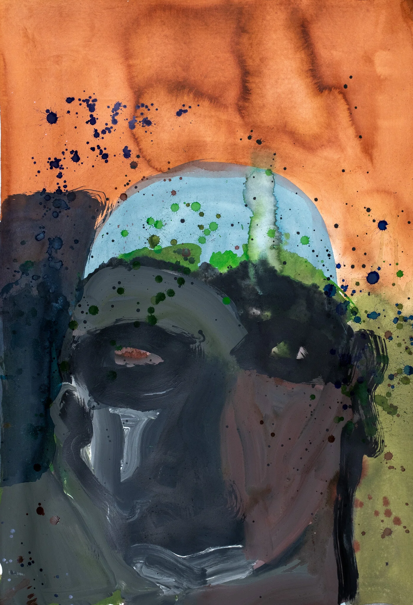 I want to Be ColourfulAcrylic and ink on Hahnemuhle paper92cm x 107cmUnframed2019Available on request