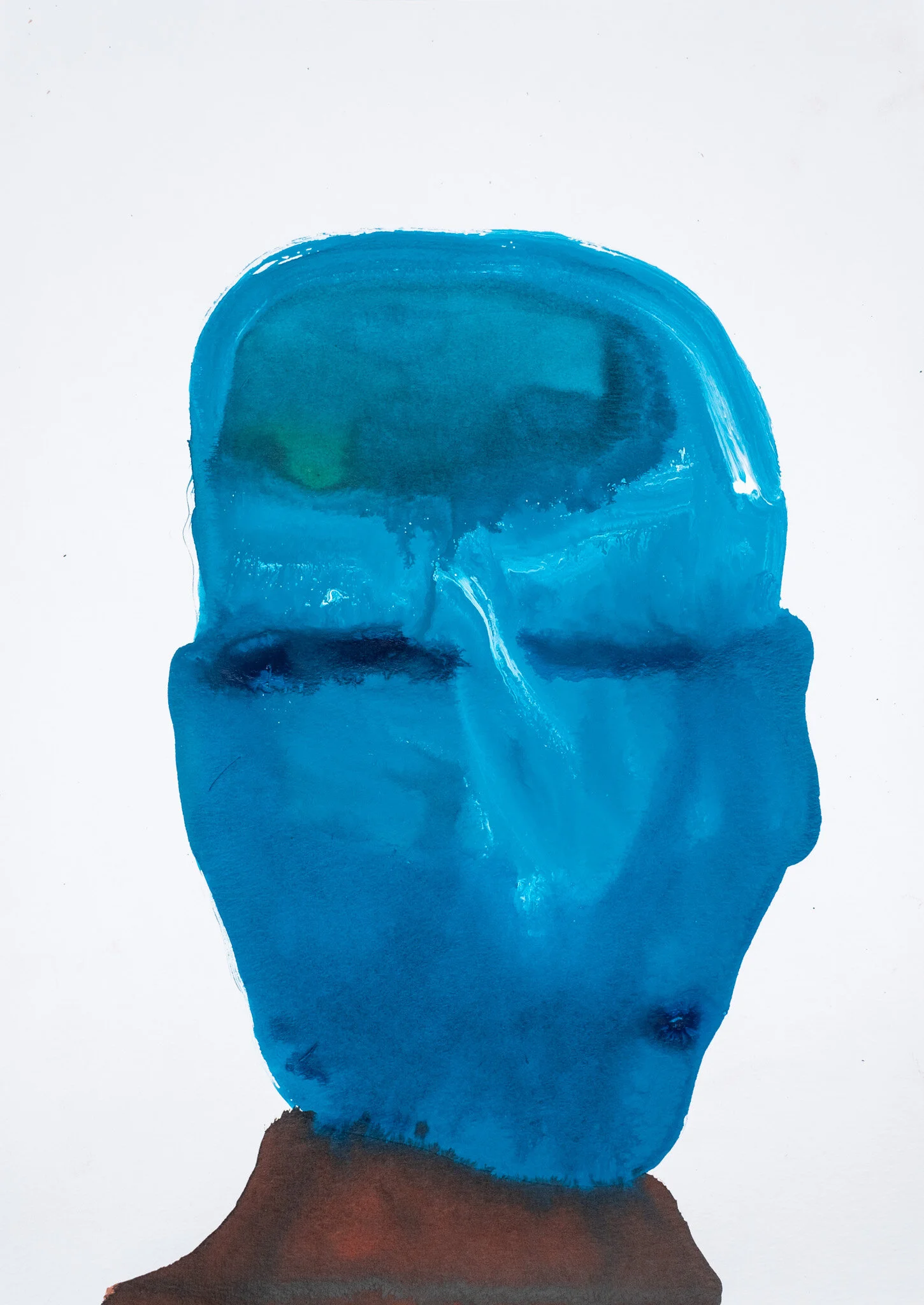 I am not sadAcrylic and ink on Aquarelle paper21cm x 29,7cmUnframed2019 Private Collection