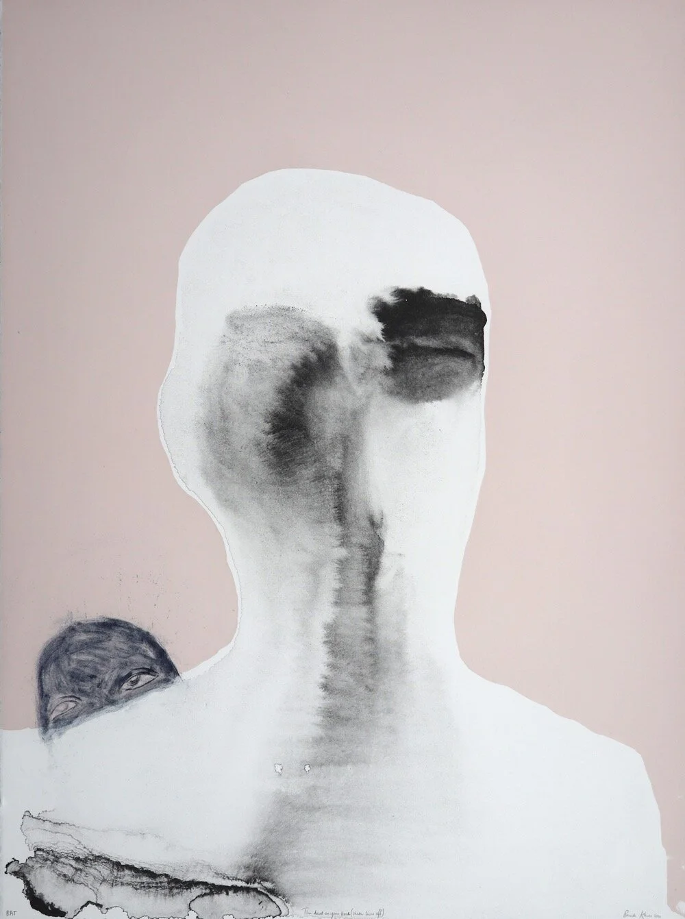 Title: The devil on your back (shake him off) Medium: Three colour lithograph Paper size: 76 x 57 cm Edition size: 20 Price: R 5 775