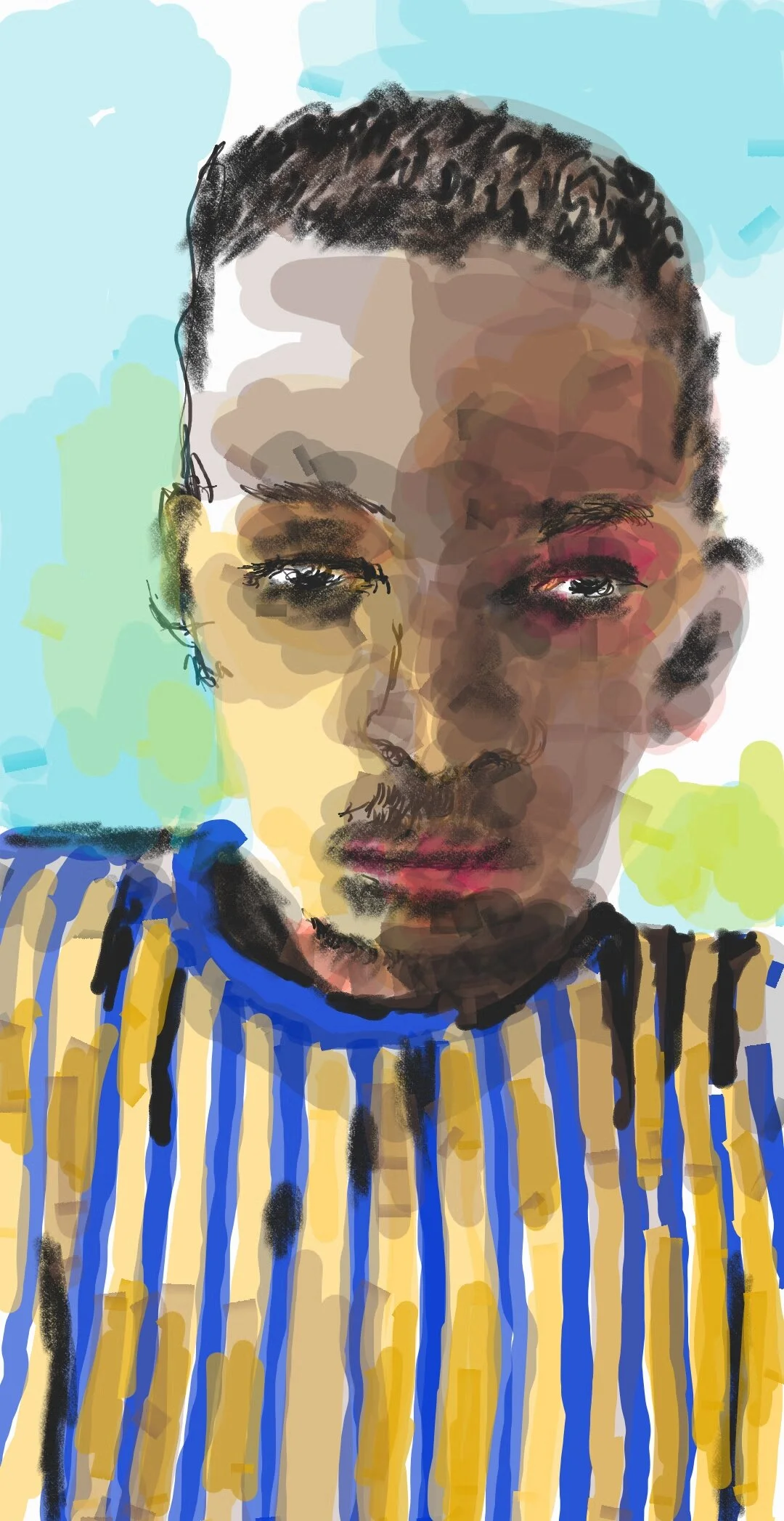 Papi, 2020Digital drawing on Hahnemuhle German Etching paperEdition 1 - 2: 210mm x 340mmEdition 3: 910mm x 1290mmPrice: Available on Request