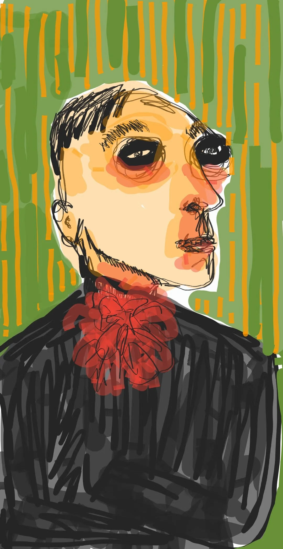 "He is so pretty...", 2019Digital drawing on Hahnemuhle German Etching paperEdition 1 - 2: 210mm x 340mmEdition 3: 910mm x 1290mmPrice: Available on Request