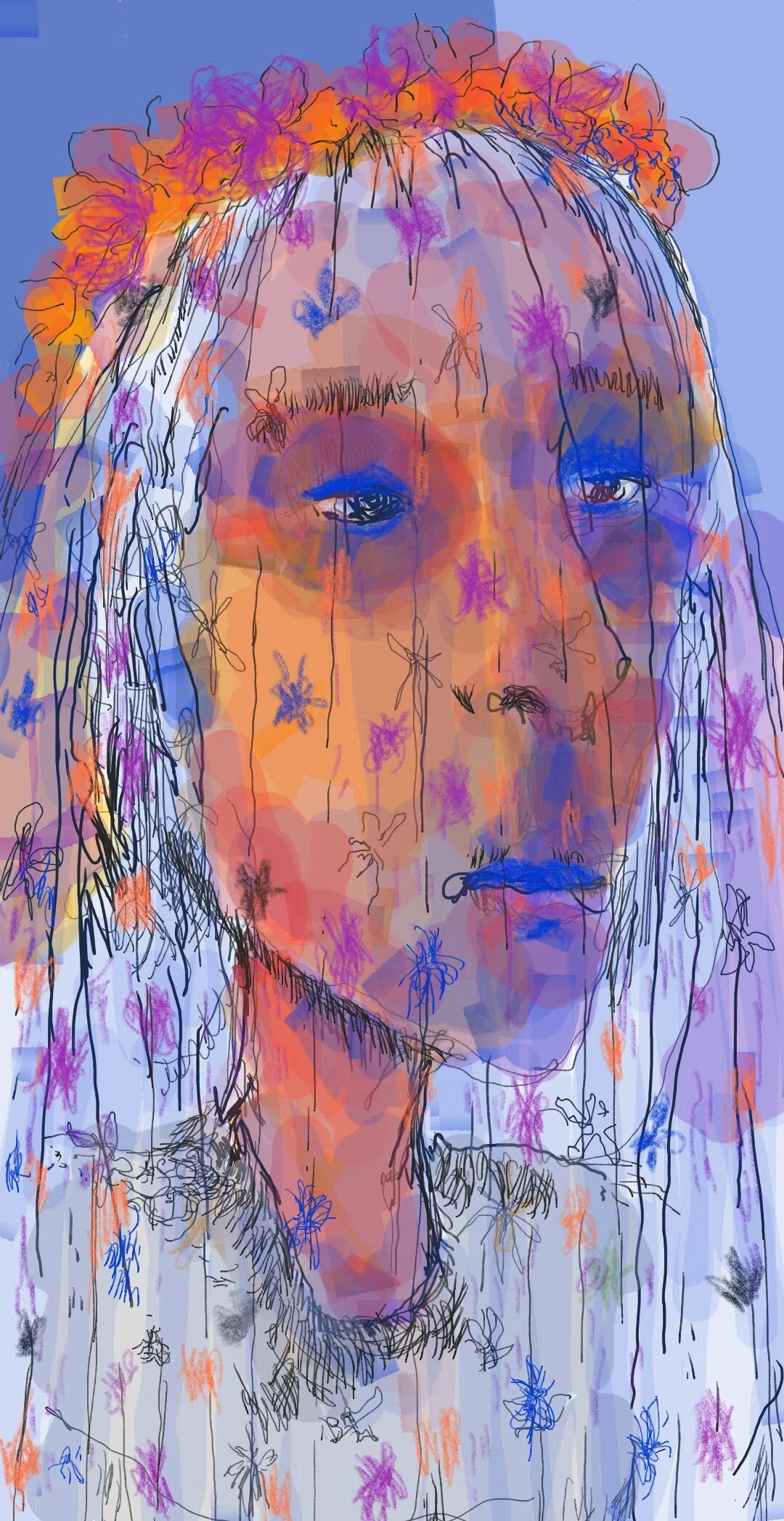 At the alter , 2018Digital drawing on Hahnemuhle German Etching paperEdition 1 - 2: 210mm x 340mmEdition 3: 910mm x 1290mmPrice: Available on Request