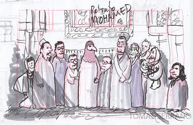 72 Boceto familia marroqui.jpg