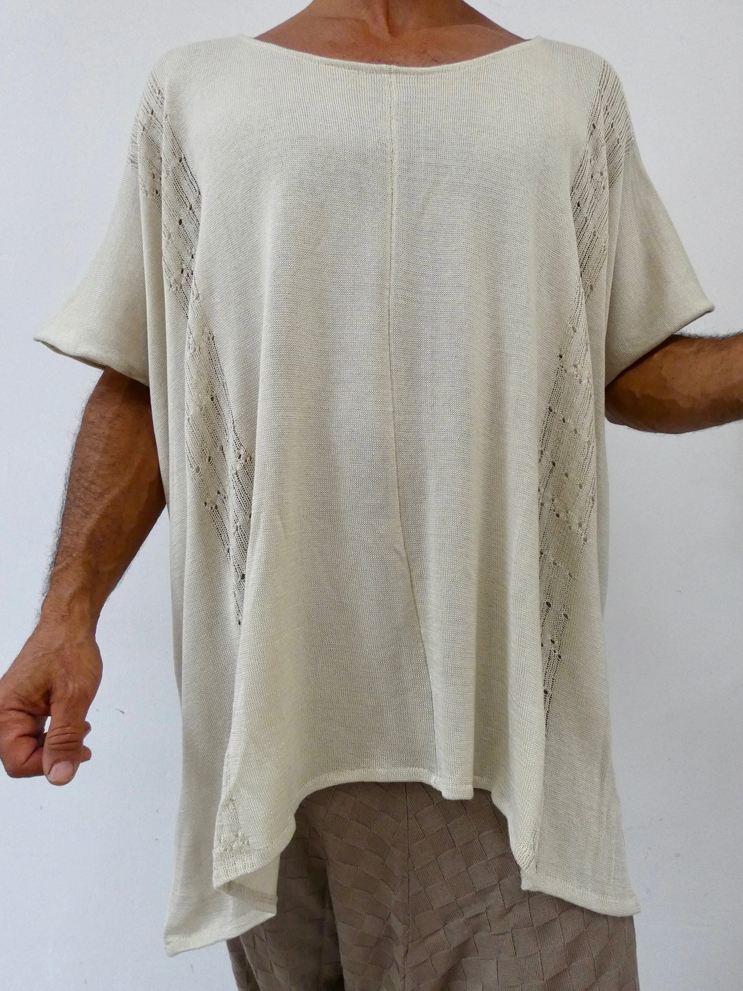 Poncho Shirt Copal — Beatrice San 
