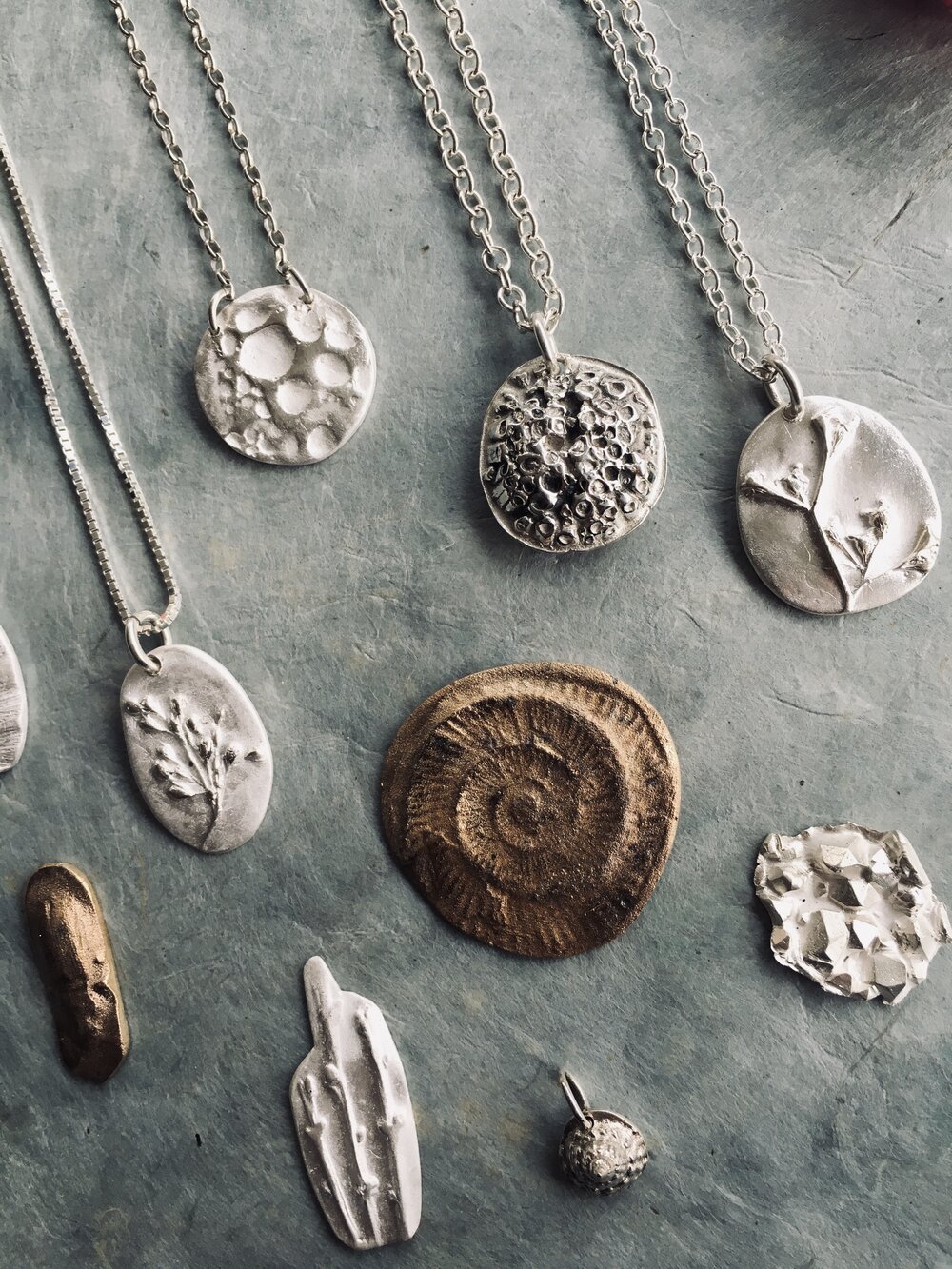 Metal clay and Silver-clay make real jewelry out of fine silver. –