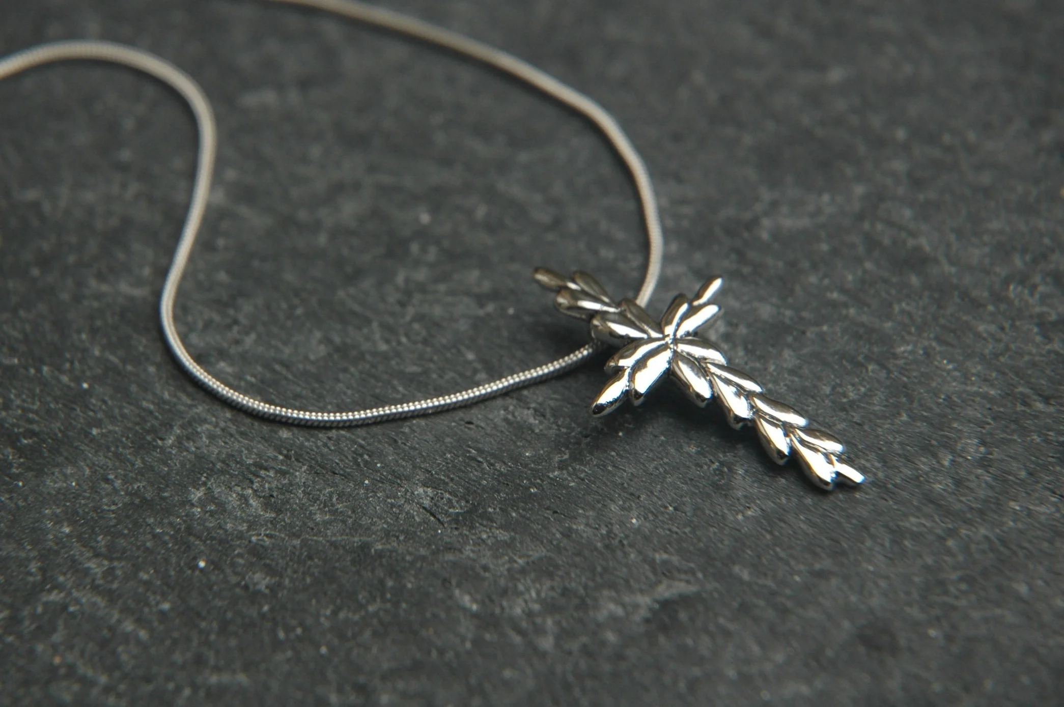 Platinum Cross Pendant