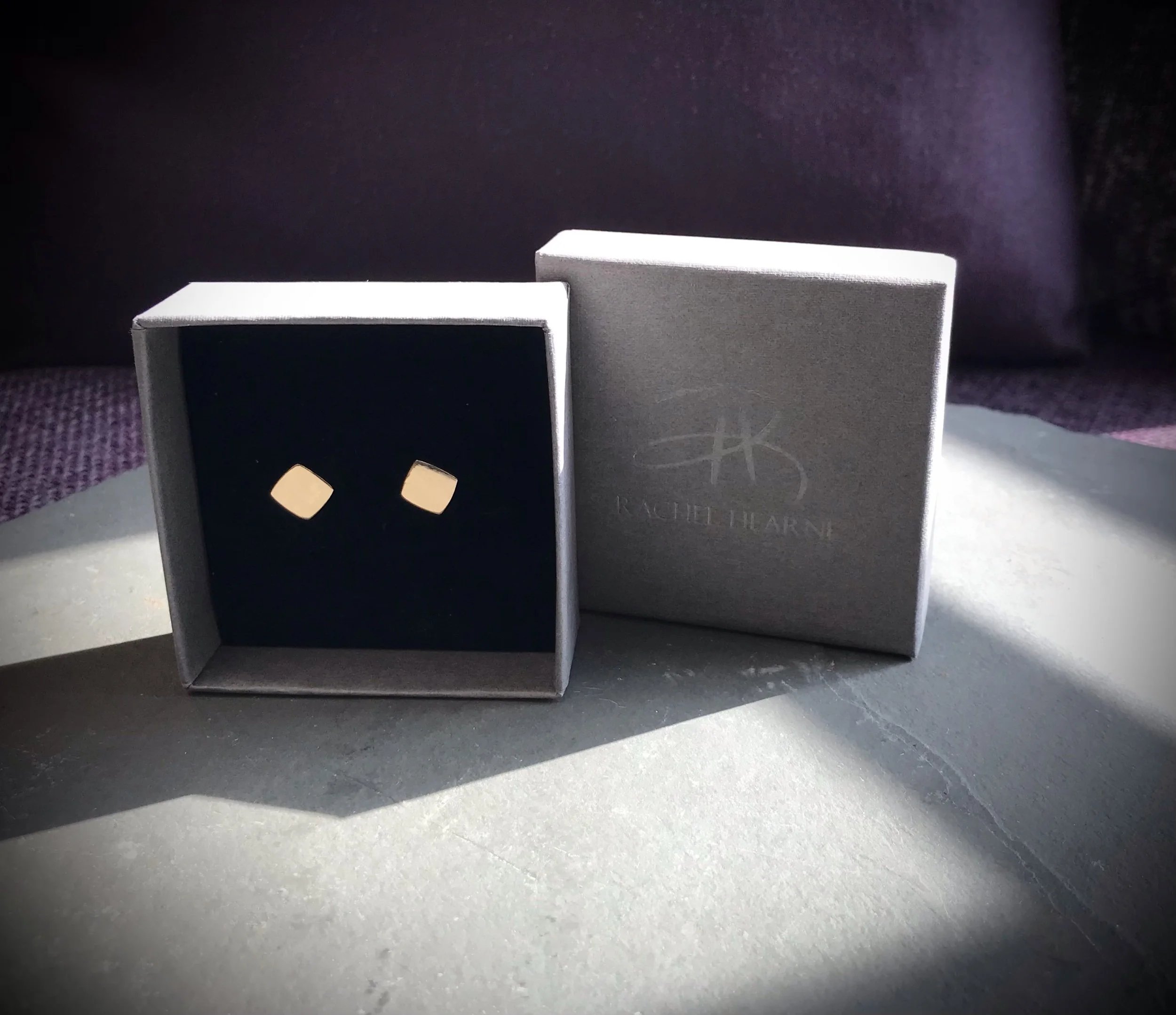 Wedding band into earrings 